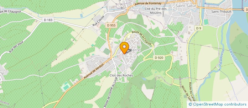 localisation de l'entreprise LE PETIT PANIER  SANCERRE