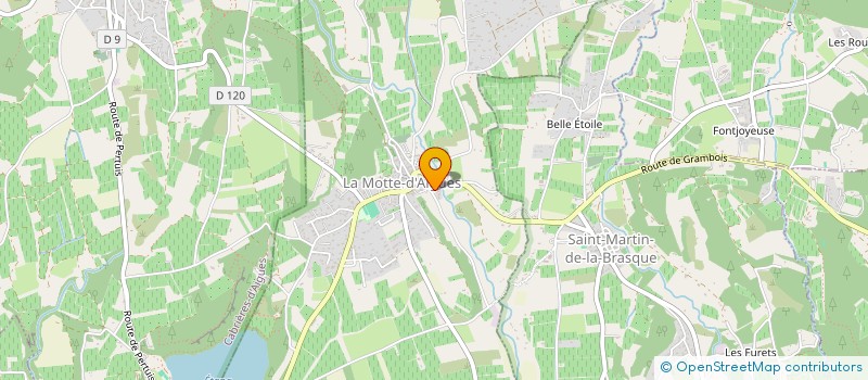 localisation de l'entreprise LE PETIT PANIER DE MANY  LA MOTTE-D'AIGUES