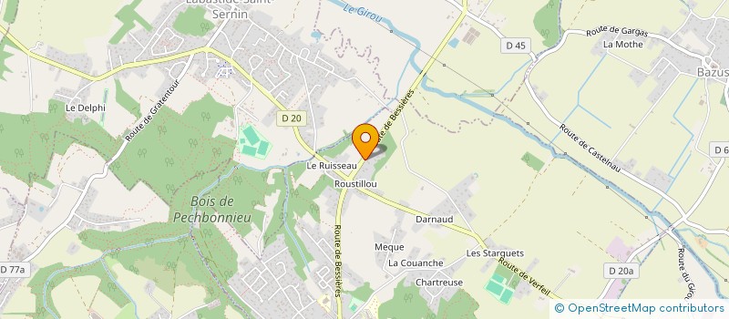 localisation de l'entreprise LE PETIT PARADIS  MONTBERON