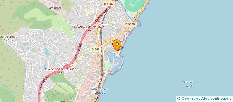 localisation de l'entreprise LE PETIT PARADIS  VILLENEUVE-LOUBET