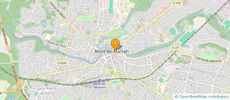 localisation de l'entreprise LE PETIT PARADIS à MONT-DE-MARSAN