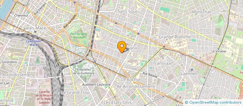 localisation de l'entreprise LE PETIT PARADIS  LYON