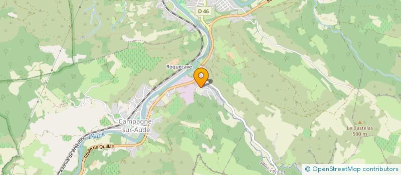 localisation de l'entreprise LE PETIT PARADIS  CAMPAGNE-SUR-AUDE