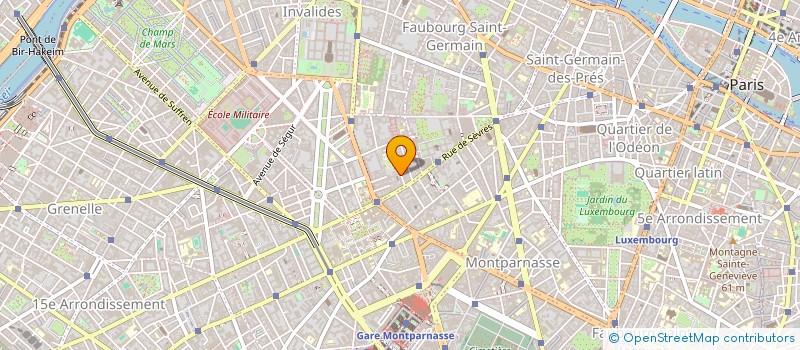 localisation de l'entreprise LE PETIT PARC  PARIS