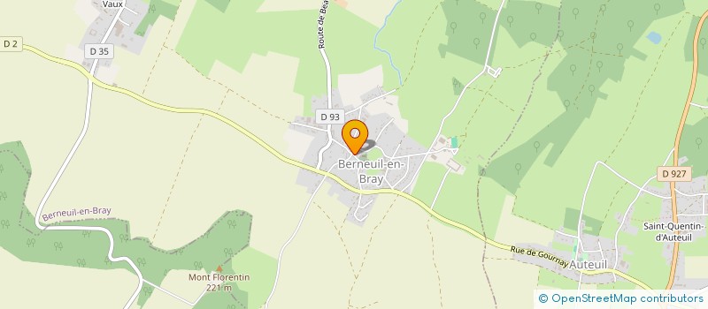 localisation de l'entreprise LE PETIT PEPINIERISTE à BERNEUIL-EN-BRAY