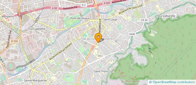 localisation de l'entreprise LE PETIT PERRIN  MARSEILLE