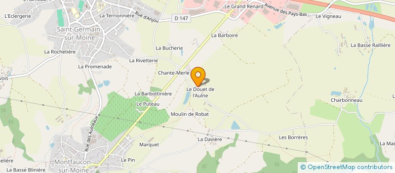 localisation de l'entreprise LE PETIT PIN à SEVREMOINE