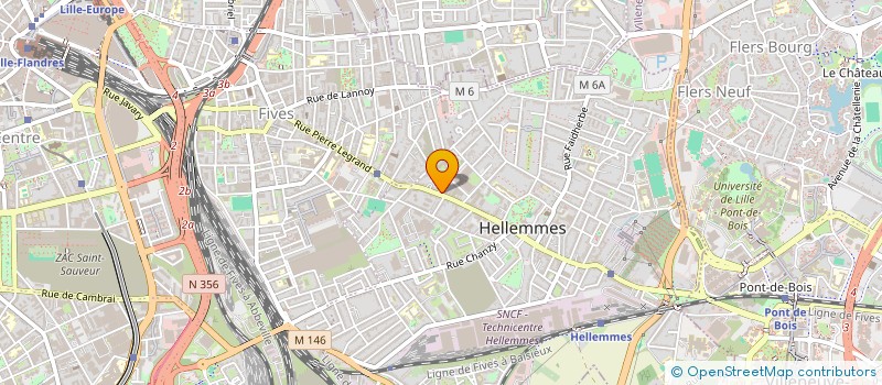 localisation de l'entreprise LE PETIT PINSON à LILLE