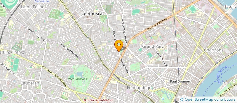 localisation de l'entreprise LE PETIT PIZZAIOLO à LE BOUSCAT