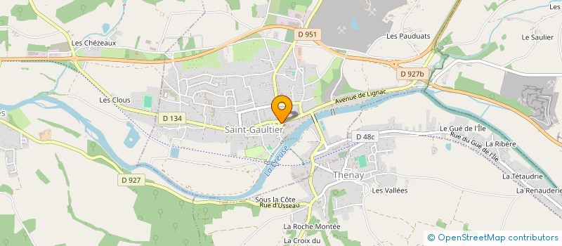 localisation de l'entreprise LE PETIT PLAT à SAINT-GAULTIER
