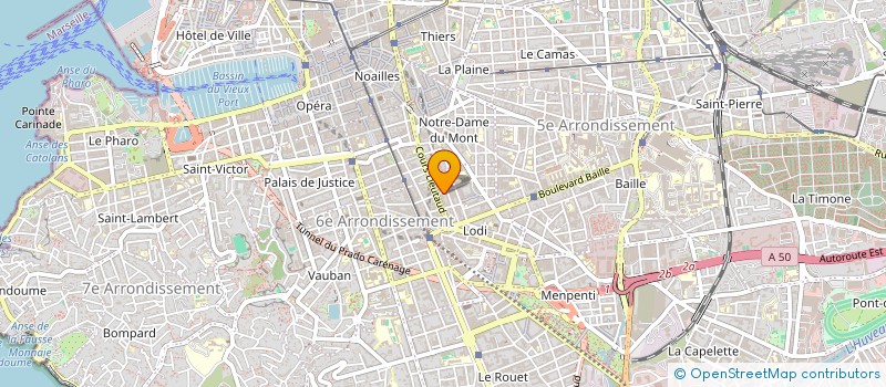 localisation de l'entreprise LE PETIT PLUS à MARSEILLE