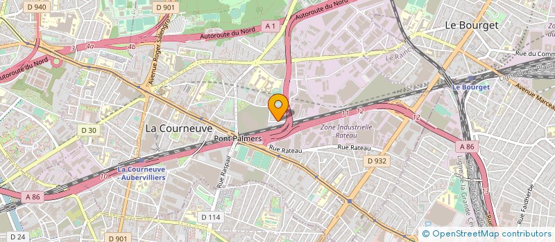 localisation de l'entreprise LE PETIT PLUS SERVICES à LA COURNEUVE