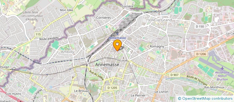localisation de l'entreprise LE PETIT POISSON à ANNEMASSE