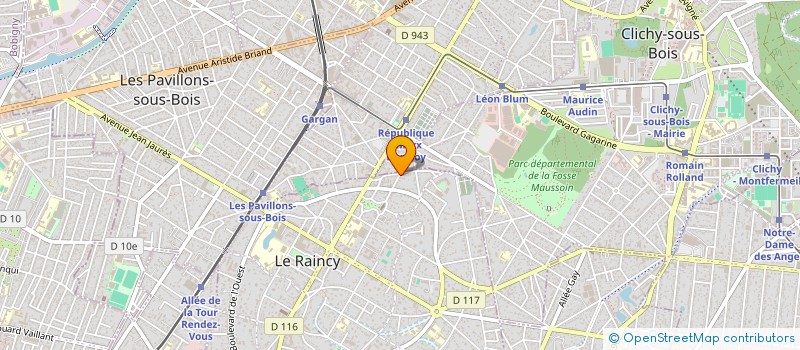 localisation de l'entreprise LE PETIT POMBALENSE à LE RAINCY