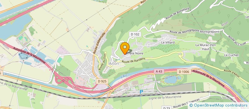 localisation de l'entreprise LE PETIT POMMIER  AITON