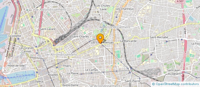 localisation de l'entreprise LE PETIT PONDICHERY à MARSEILLE