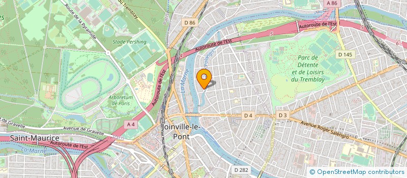 localisation de l'entreprise LE PETIT PONT  JOINVILLE-LE-PONT