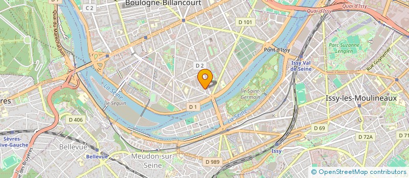 localisation de l'entreprise LE PETIT PORTEUR à BOULOGNE-BILLANCOURT