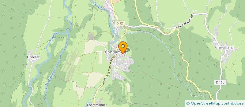 localisation de l'entreprise LE PETIT POT'  CONDAMINE