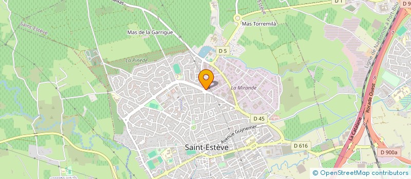 localisation de l'entreprise LE PETIT POTIN BIO à SAINT-ESTEVE