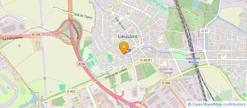 localisation de l'entreprise LE PETIT POUCET à LIEUSAINT