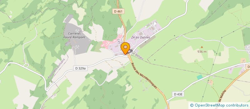 localisation de l'entreprise LE PETIT POUCET  LES FINS