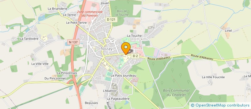 localisation de l'entreprise LE PETIT PRE à NOZAY