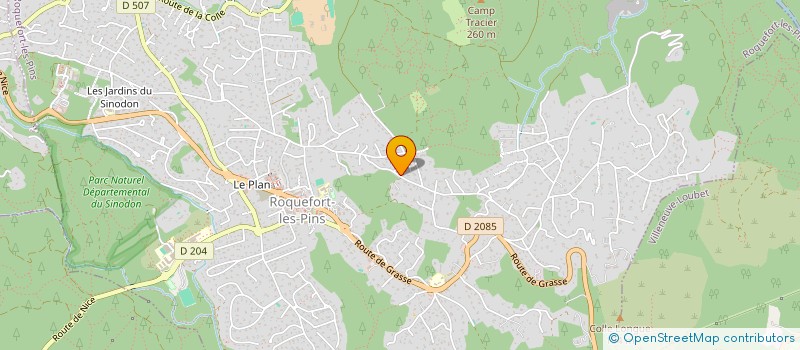 localisation de l'entreprise LE PETIT PRELEUR  ROQUEFORT-LES-PINS