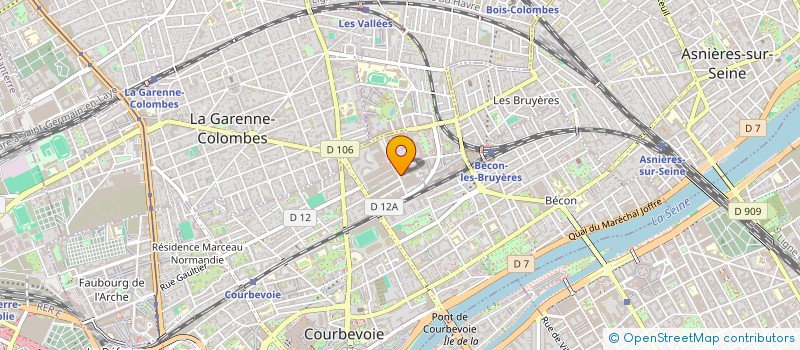 localisation de l'entreprise LE PETIT PRINCE à COURBEVOIE