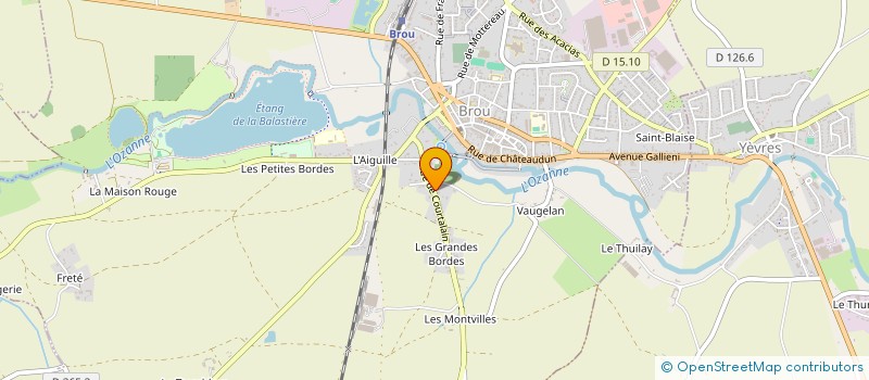 localisation de l'entreprise LE PETIT PRINCE à BROU