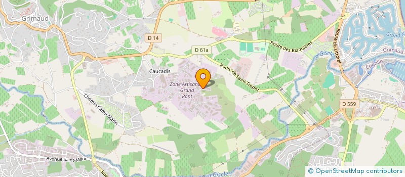 localisation de l'entreprise LE PETIT PRINCE à GRIMAUD