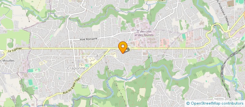 localisation de l'entreprise LE PETIT PRINCE  CRAPONNE