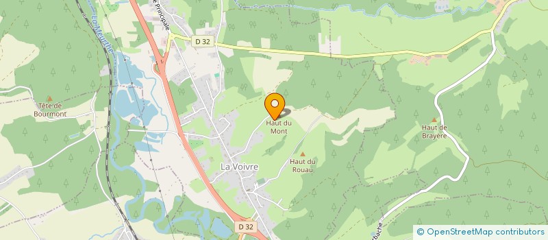 localisation de l'entreprise LE PETIT PRINCE  LA VOIVRE