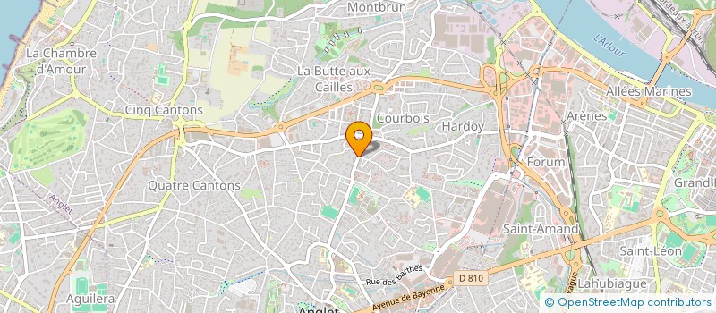 localisation de l'entreprise LE PETIT PRINCE D'ANGELU à ANGLET