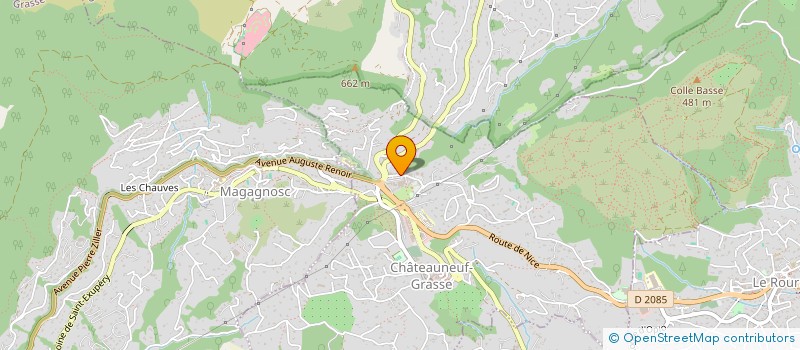 localisation de l'entreprise LE PETIT PROVENCAL  CHATEAUNEUF-GRASSE