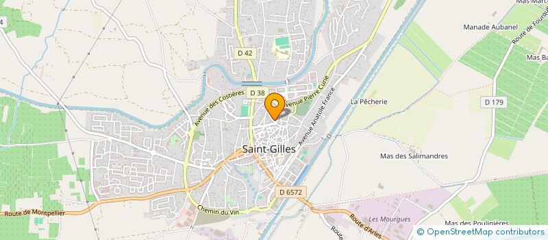 localisation de l'entreprise LE PETIT PUECH à ST GILLES