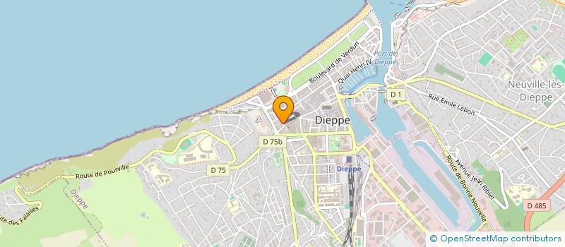 localisation de l'entreprise LE PETIT QUELQUE CHOSE à DIEPPE