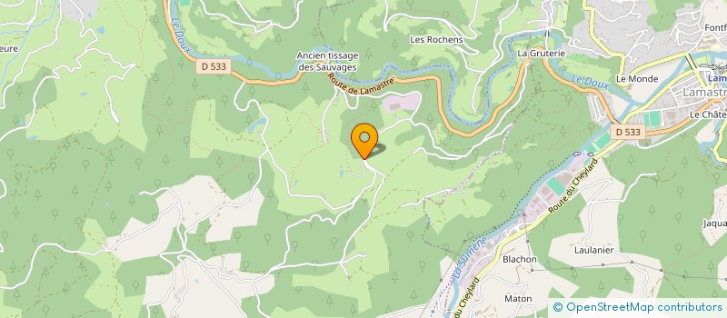 localisation de l'entreprise LE PETIT RANC  DESAIGNES