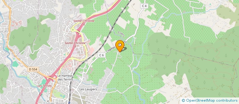 localisation de l'entreprise LE PETIT REAL  SOLLIES-PONT