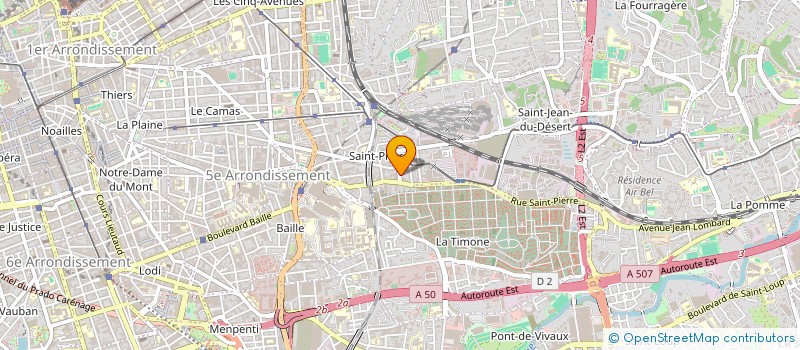 localisation de l'entreprise LE PETIT REGAL  MARSEILLE