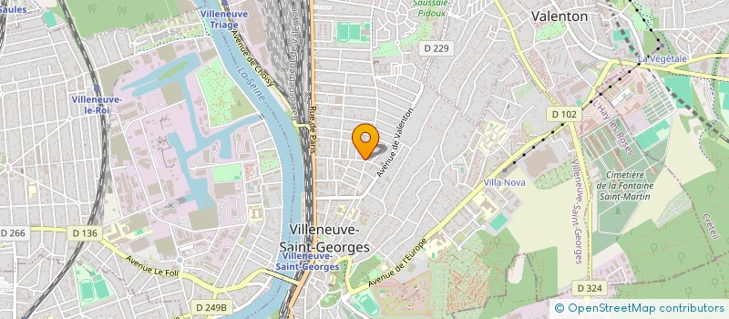 localisation de l'entreprise LE PETIT REGAL à VILLENEUVE-SAINT-GEORGES