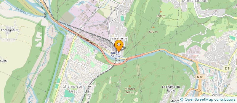 localisation de l'entreprise LE PETIT RELAIS  CHAMP-SUR-DRAC