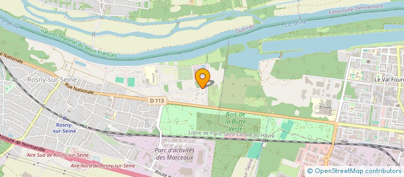 localisation de l'entreprise LE PETIT REMI  ROSNY-SUR-SEINE