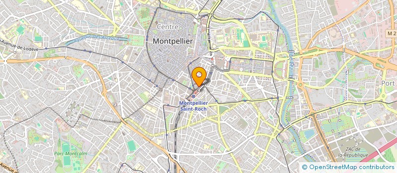 localisation de l'entreprise LE PETIT RESTO à MONTPELLIER