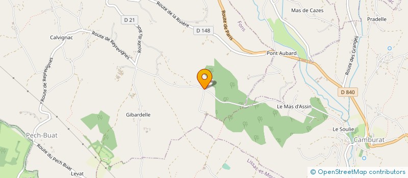 localisation de l'entreprise LE PETIT REVE  FONS