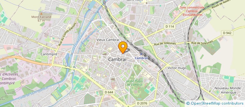 localisation de l'entreprise LE PETIT RIAD à CAMBRAI