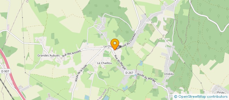 localisation de l'entreprise LE PETIT RIVAGE  CHAULGNES