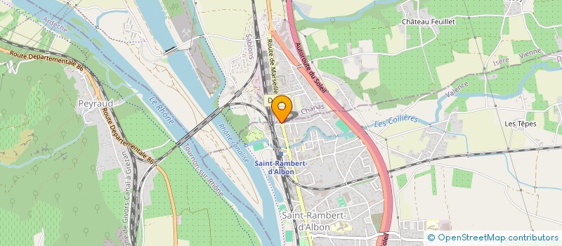 localisation de l'entreprise LE PETIT ROBINSON à SAINT-RAMBERT-D'ALBON