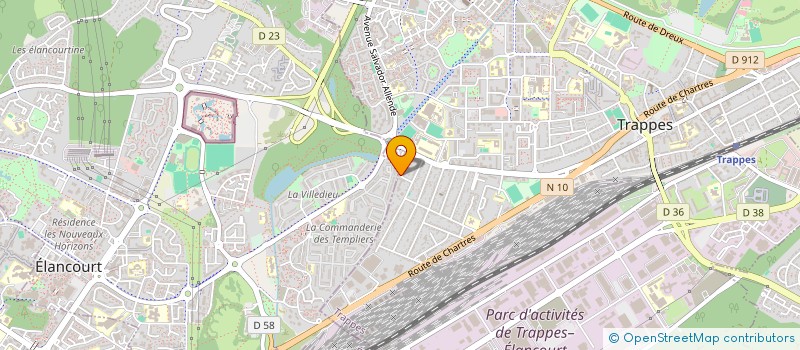 localisation de l'entreprise LE PETIT ROBINSON  TRAPPES