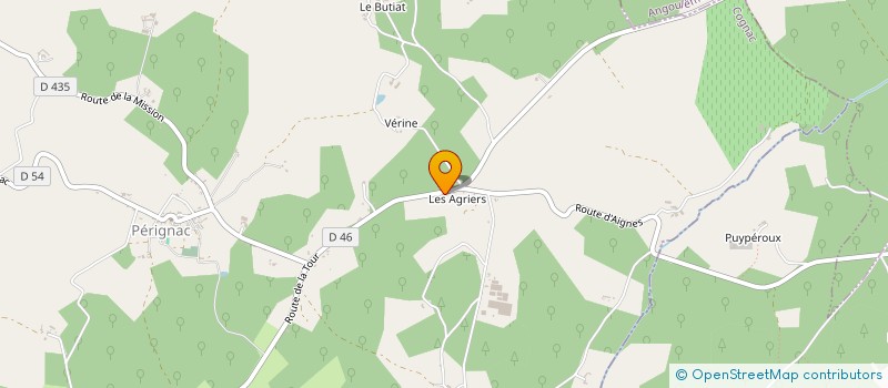 localisation de l'entreprise LE PETIT ROCHEFORT à PERIGNAC